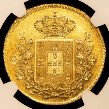 Portugal. D. Maria II (1834-1853). Peça (7.500 Reis) 1834 -, Postzegels en Munten, Munten | Europa | Niet-Euromunten