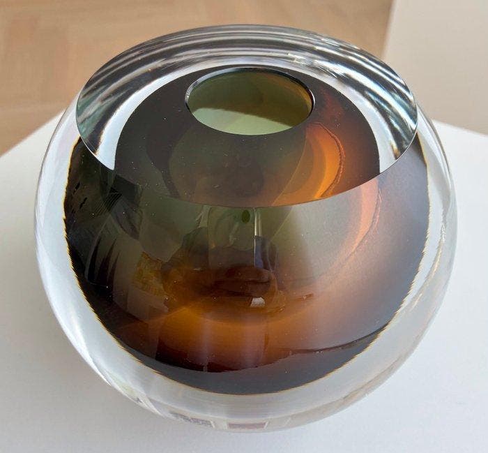 George Broft - Sculpture, “ SOLAR ECLIPSE “ Unique - 15 cm -, Antiquités & Art, Art | Objets design