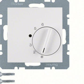 Thermostat dambiance Hager Berker avec contact inverseur, Verzenden