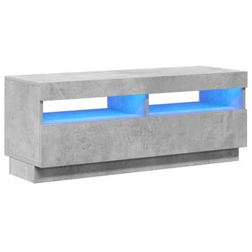 Tv-meubel betonlook LED | Tweede kansje, OP = OP, Huis en Inrichting, 100 tot 150 cm, Verzenden, Zo goed als nieuw, Minder dan 100 cm