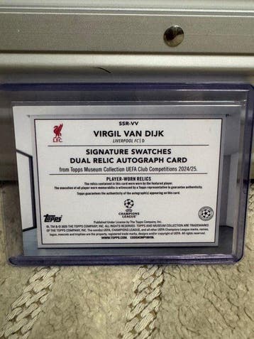 2024/25 Topps Topps Museum Collection Virgil van Dijk