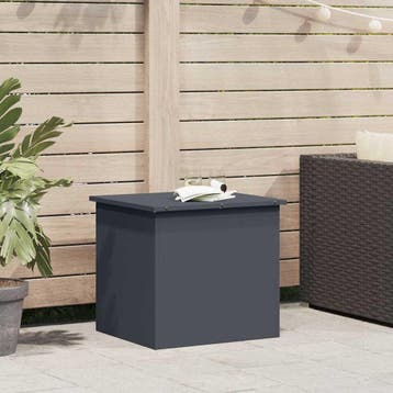 vidaXL Tuinkussens opbergdoos Gegalvaniseerd staal 55 x 50,5, Verzenden, Nieuw