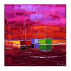 Caroline Mandrafina - Pfleger  Reflet dun soir, Antiek en Kunst