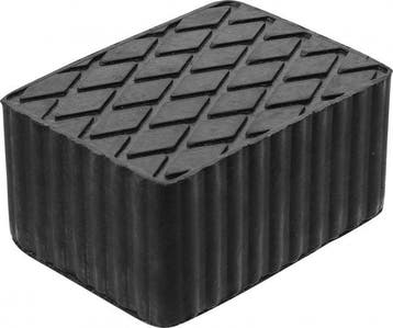 Bgs technic Rubberen pad  voor hefplatforms  160 x 120 x 80, Verzenden, Nieuw