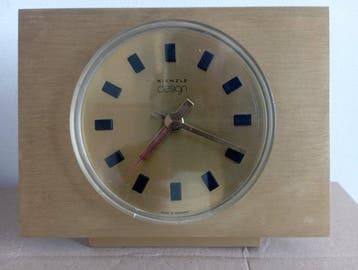 Horloge de bureau - Kienzle - Vintage Cuivre - 1977 -, Antiek en Kunst