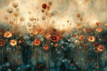 Lea Ottavi - Ethereal Floral Symphony · XXL · Hand signed