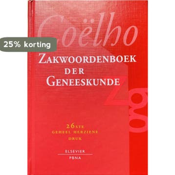 ZAKWOORDENBOEK DER GENEESKUNDE DR 26 9789062283224 Coelho, Boeken, Verzenden, Gelezen, Coelho