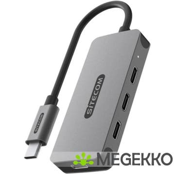 Sitecom USB-C to 4x USB-C Hub, Verzenden