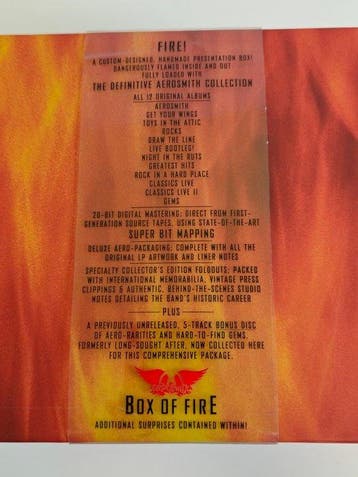 Aerosmith - Box of Fire Limited Edition - Différents titres, Nieuw in verpakking