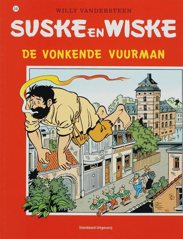De vonkende vuurman / Suske en Wiske / 246 9789002195853, Livres, BD, Envoi