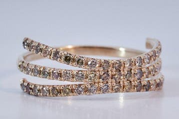 Sans prix de réserve - Bague - 14 carats Or jaune - 0.58ct., Nieuw