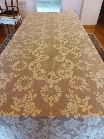 alencon - Nappe - 320 cm - 174 cm - Dentelle rare d’Alençon, Antiquités & Art