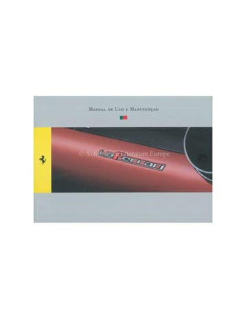 2013 FERRARI LAFERRARI INSTRUCTIEBOEKJE PORTUGEES, Ophalen of Verzenden