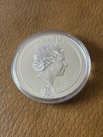 Samoa. 1/2 Dollar 2022 Herr der Ringe - Frodo, 1 Oz (.999)