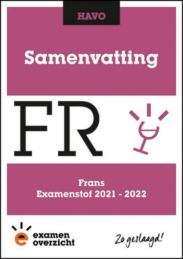 ExamenOverzicht - Samenvatting Frans HAVO 9789493237810, Verzenden, ExamenOverzicht