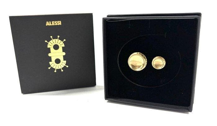 Alessi - Finition PVD «Acta», acier sans nickel (M) - Bague, Antiquités & Art, Art | Objets design
