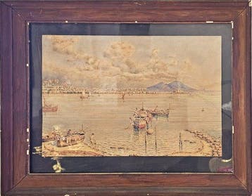 Vincenzo Loria (1849-1939) - Veduta di Napoli