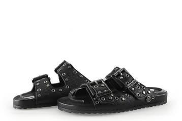 Vingino Slippers Meisjes in maat 31 Zwart, Verzenden, Jongen of Meisje, Schoenen, Zo goed als nieuw
