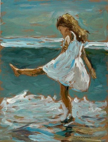 Demetrio Susín (XX) - Little Girls by the Sea Shore