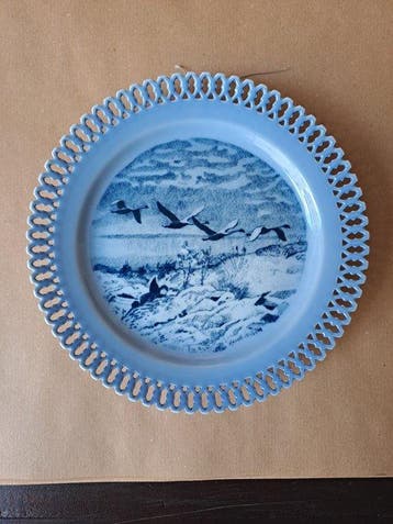 Bing & Grøndahl - Plat (11) - Porcelaine - Assiette