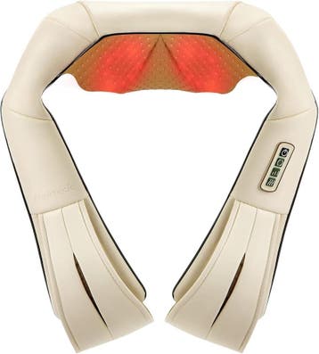 Nekteck Shiatsu nekmassage (beige) | Retour deal | Knaller, Verzenden, Zo goed als nieuw, Overige typen