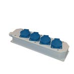 Hateha Boîte De Distribution DÉnergie 4 Voies IP44 16A 230V, Bricolage & Construction, Verzenden