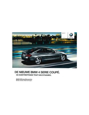 2013 BMW 4 SERIE COUPE BROCHURE NEDERLANDS