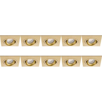 Pragmi Borny Pro GU10 Inbouwspot 10 Pack - Kantelbaar LED To, Verzenden, Nieuw