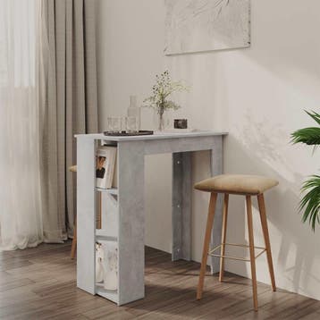 vidaXL Bartafel met schap 102x50x103,5 cm bewerkt hout, Verzenden