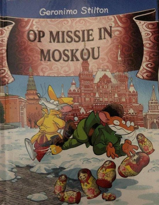 Geronimo Stilton - Op missie in Moskou 9789085924258, Boeken, Literatuur, Zo goed als nieuw, Verzenden