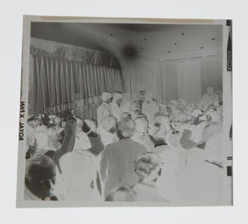 Beatles - Beatles in Hamburg 1966, original b/w 6x6 Camera