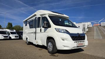 Elios Carvan cs op Citroën met 34122 km en queensbed 10267, Ringverwarming, Tot en met 2, 6 tot 7 meter, 6 tot 7 meter