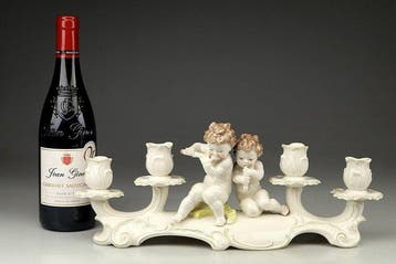 Hutschenreuther - Kaarsenhouder - Porselein, Antiek en Kunst