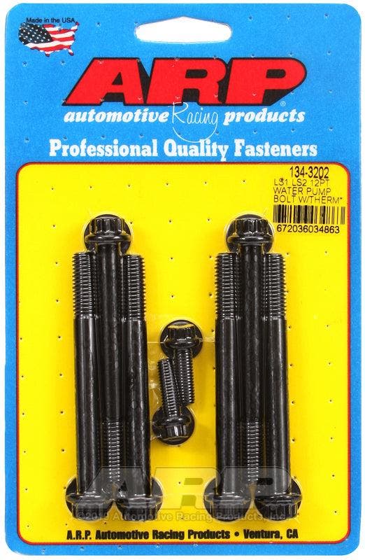 ARP LS1 LS2 12pt Water Pump Bolts w/ Thermostat Housing, Autos : Pièces & Accessoires, Moteurs & Accessoires, Enlèvement ou Envoi