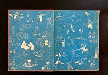 Tintin - Le Lotus Bleu - B7 - 1 Album - Réédition - 1952, Livres, BD