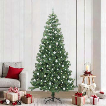vidaXL Kerstboom Groen 240 cm PVC, Diversen, Verzenden, Nieuw