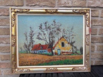 Eugène Masselus (1897-1998) - Landschap te Thimougies