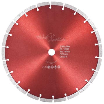 vidaXL Diamantzaagblad 300 mm staal, Verzenden