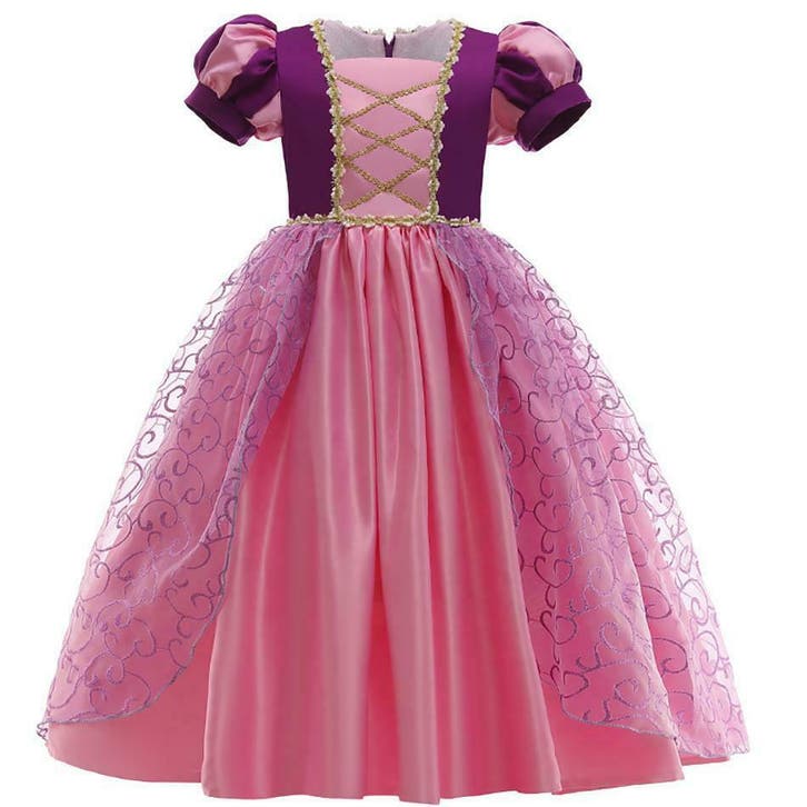 Prinsessenjurk - Rapunzel jurk - Kleedje, Kinderen en Baby's, Carnavalskleding en Verkleedspullen, Verzenden