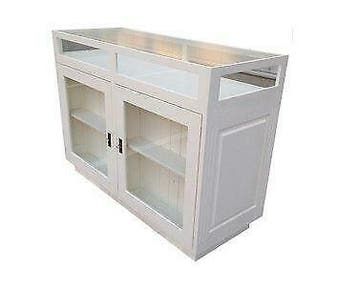*TIP*  Nieuwe toonbanken van 150 cm met vitrineglas, Ophalen of Verzenden