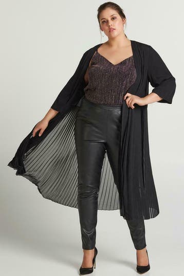 Vest PAULINE Zizzi kimono plissee maat m, Kleding | Dames, Verzenden, Nieuw