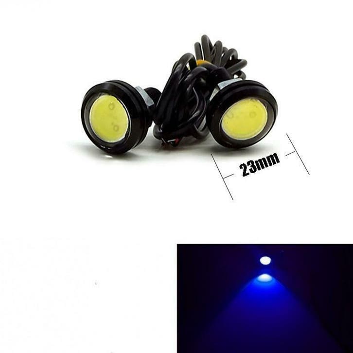23MM LED - Eagle Eye - Blauw - Waterproof, Auto-onderdelen, Verlichting, Verzenden