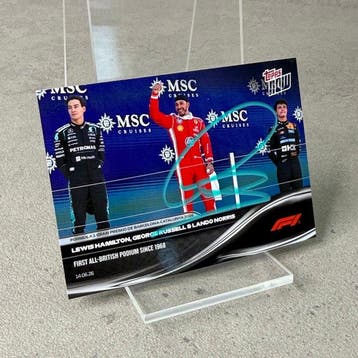 Ferrari - Topps Now - (039) Lewis Hamilton And the british, Nieuw