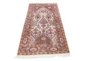 Hereke soie et laine Flor rare - Tapis - 207 cm - 121 cm, Nieuw