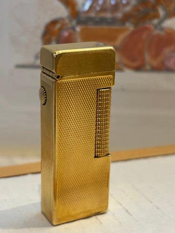 Dunhill, Dunhill Vintage Rollagas Lighter – Gold Plated, Verzamelen, Nieuw