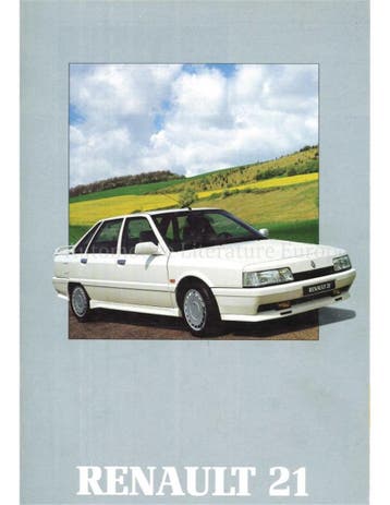 1988 RENAULT 21 BROCHURE NEDERLANDS, Nieuw