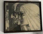 Jan Toorop (1858-1928) - Bezonkenheid, Meditatie, Vuur