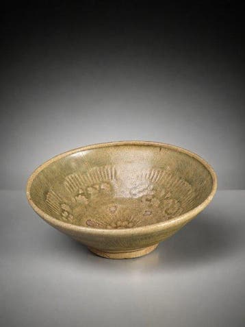 Ly - Tran (Vietnam) Keramiek Kom - 6 cm - Celadon-bol