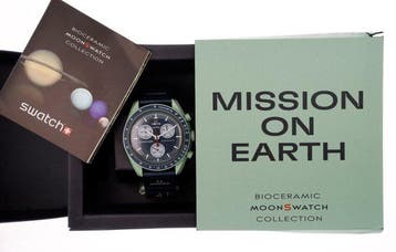 Omega x Swatch - MoonSwatch - Mission on Earth - Zonder, Nieuw