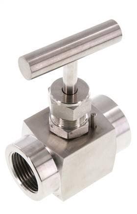 Vanne à pointeau G1 en acier inoxydable PTFE 300 bar - NLS, Verzenden
